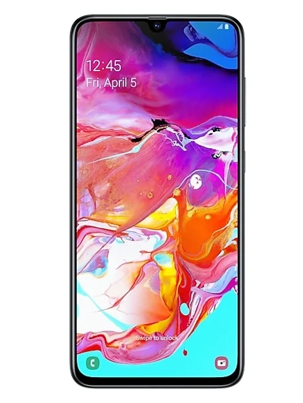 Samsung Galaxy A70 с бързо зареждане