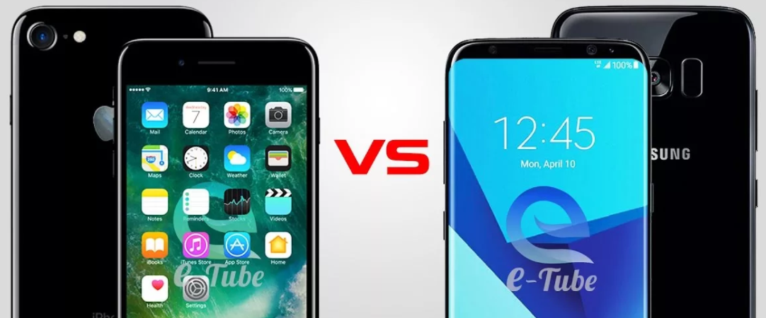 избор между iPhone и Samsung