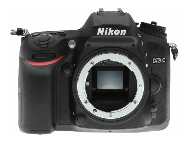 Модел на Nikon D7200 на каросерията